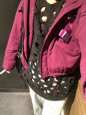 「SLY（スライ）のアイテム（ブルゾン）」を使った、おささん（メンズ・168cm）の秋コーディネート