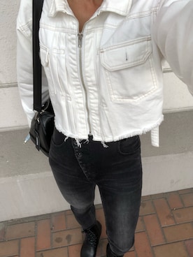 「AZUL by moussy（アズールバイマウジー）のアイテム（ブーツ）」を使った、おささん（メンズ・168cm）の春コーディネート