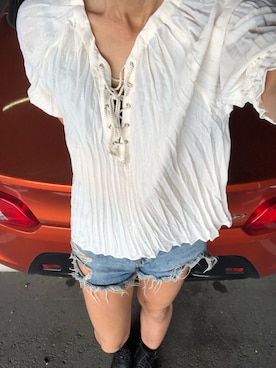 「AZUL by moussy（アズールバイマウジー）のアイテム（ブーツ）」を使った、おささん（メンズ・168cm）の春コーディネート