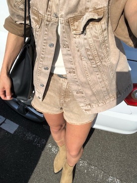 「EVRIS（エヴリス）のアイテム（ジャケット/アウター）」を使った、おささん（メンズ・168cm）の春コーディネート