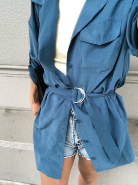 「EVRIS（エヴリス）のアイテム」を使った、おささん（メンズ・168cm）の春コーディネート