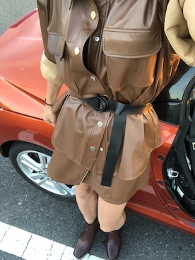 「AZUL by moussy（アズールバイマウジー）のアイテム（ブーツ）」を使った、おささん（メンズ・168cm）の秋コーディネート