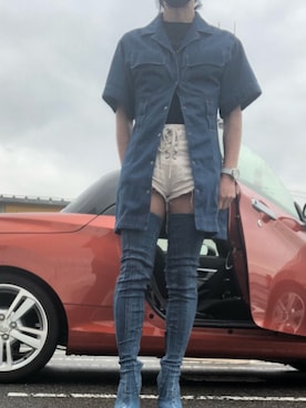 「GYDA（ジェイダ）のアイテム」を使った、おささん（メンズ・168cm）の夏コーディネート