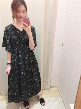 「アイテム（レギンス/スパッツ）」を使った、mizukiさん（レディース・160cm）の春コーディネート