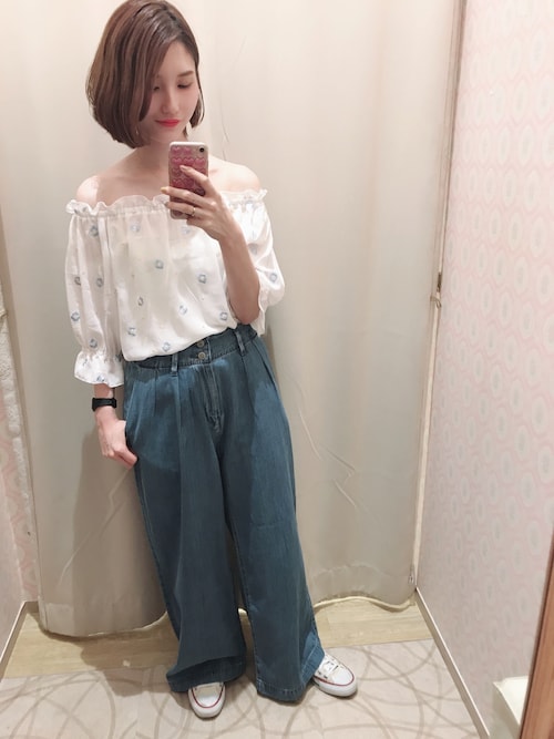 Mizuki Earth Music Ecology Earth Music Ecologyのシャツ ブラウスを使ったコーディネート Wear