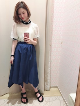 mizukiさん（レディース・160cm）の夏コーディネート