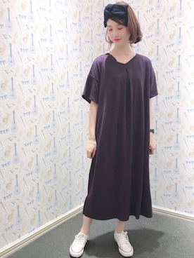 「ターバン」｜mizukiさん（レディース・160cm）の夏コーディネート