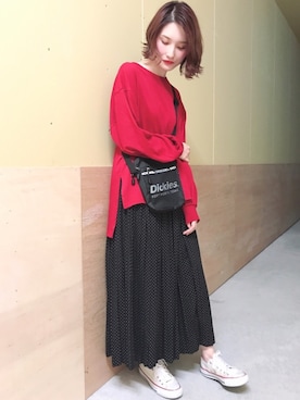 「Dickies（ディッキーズ）のアイテム（バッグ）」を使った、mizukiさん（レディース・160cm）の夏コーディネート