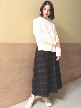 mizukiさん（レディース・160cm）の秋コーディネート