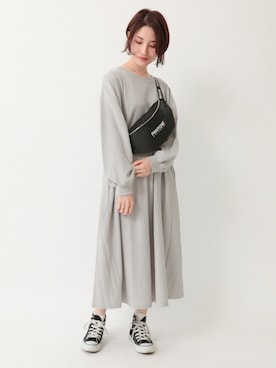 「ワッフル」｜mizukiさん（レディース・160cm）の春コーディネート