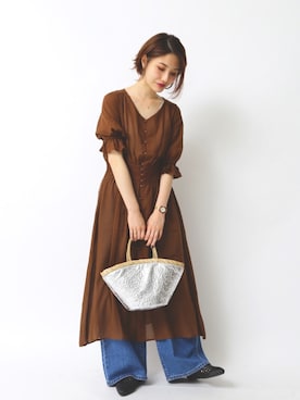 mizukiさん（レディース・160cm）の夏コーディネート