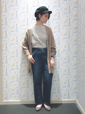 「earth music&ecology（アースミュージックアンドエコロジー）のアイテム（パンプス）」を使った、mizukiさん（レディース・160cm）の夏コーディネート