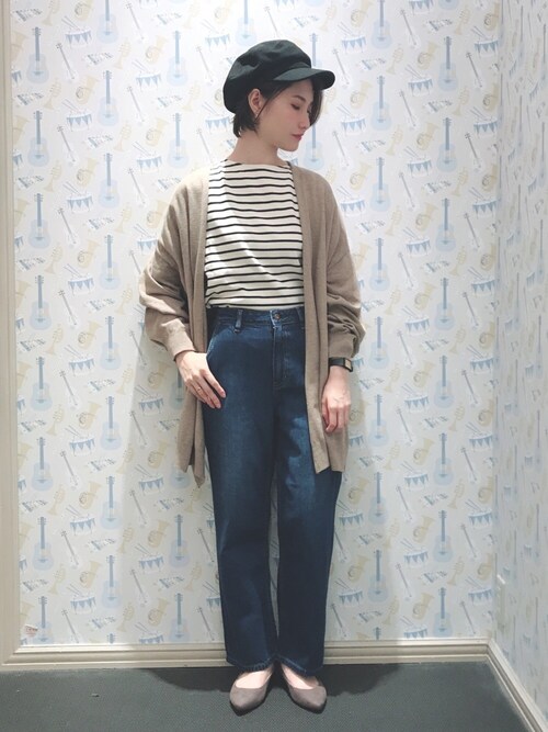 earth music&ecologymizuki����̃J�[�f�B�K��/�{�����u�E�^�b�N�X���[�u�g�b�p�[�j�b�g�J�[�f�B�K���iearth music&ecology�b�A�[�X�~���[�W�b�N�A���h�G�R���W�[�j�v���g�����R�[�f�B�l�[�g