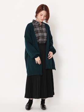 「AMERICAN HOLIC（アメリカンホリック）のアイテム」を使った、mizukiさん（レディース・160cm）の秋コーディネート