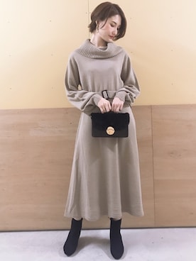 mizukiさん（レディース・160cm）の冬コーディネート