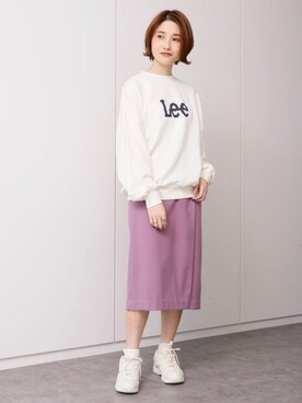 「FILA（フィラ）のアイテム（シューズ）」を使った、mizukiさん（レディース・160cm）の冬コーディネート