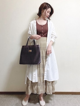 mizukiさん（レディース・160cm）の春コーディネート