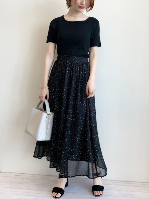 earth music&ecologymizuki����̃X�J�[�g�u�k���V�t�H���X�J�[�g ���iearth music&ecology�b�A�[�X�~���[�W�b�N�A���h�G�R���W�[�j�v���g�����R�[�f�B�l�[�g