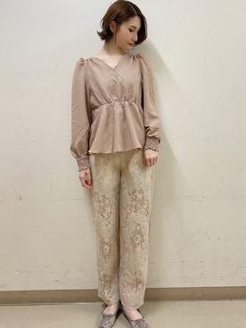 「カシュクール」｜mizukiさん（レディース・160cm）の春コーディネート