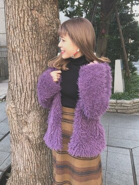 「アイテム（ピアス（両耳用））」を使った、璃子さん（レディース・156cm・20代）の冬コーディネート