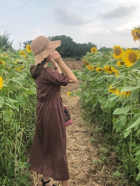 「AS KNOW AS plus（アズノゥアズプラス）のアイテム（ワンピース）」を使った、あやはさん（レディース・152cm）の秋コーディネート