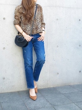 「Fin（フィン）のアイテム」を使った、mamiさん（レディース・157cm）の秋コーディネート