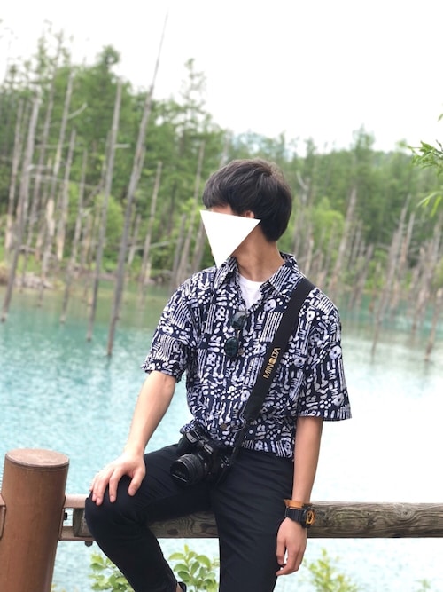 やぎにゃん Guess Jeansのシャツ ブラウスを使ったコーディネート Wear