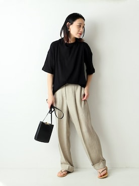 ジャーナルスタンダードレサージュ　アイアスワイドパンツ journal standard L'essage（ジャーナルスタンダードレサージュ