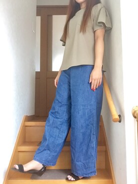 ___aym ✶*さん（レディース・155cm）の夏コーディネート