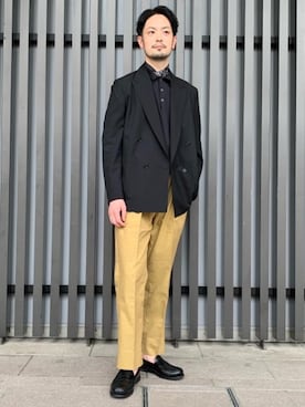 「green label relaxing（グリーンレーベルリラクシング）のアイテム（財布/小物）」を使った、hiraさん（メンズ・176cm）の春コーディネート