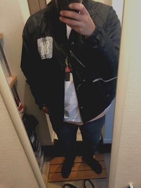 「SWAGGER（スワッガー）のアイテム（ジャケット/アウター）」を使った、MADさん（メンズ・180cm）の春コーディネート