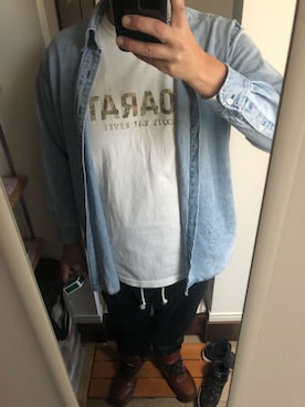 「KKOK（コック）のアイテム」を使った、MADさん（メンズ・180cm）の春コーディネート