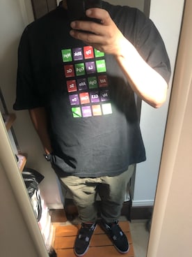 「Back Channel（バックチャンネル）のアイテム（トップス）」を使った、MADさん（メンズ・180cm）の秋コーディネート