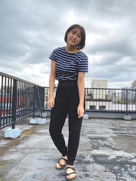 「costco」｜k a yさん（レディース・161cm）の夏コーディネート