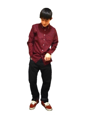 「BRTH BREATH（ ブレス）のアイテム」を使った、ice teaさん（メンズ・174cm）の冬コーディネート