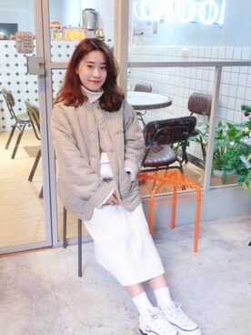 栗子🌰さん（レディース・150cm）の冬コーディネート