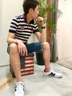 レニウムハイダウェイ イオンモール熊本さん（メンズ・180cm）の春コーディネート