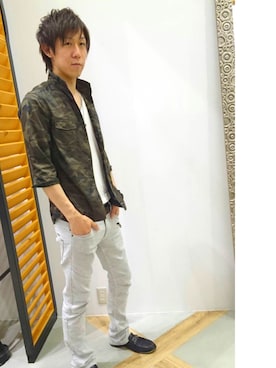 レニウムハイダウェイ イオンモール熊本さん（メンズ・178cm）の夏コーディネート