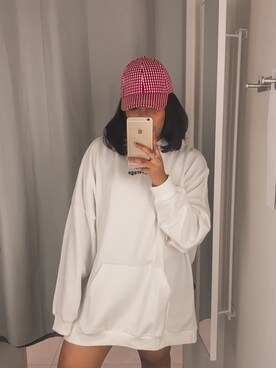 「cotton on（コットンオン）のアイテム（帽子）」を使った、Nathaniamartinesia94さん（レディース・155cm）の秋コーディネート