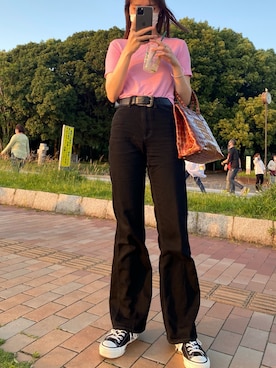 「GIVENCHY（ジバンシイ）のアイテム（ハンドバッグ）」を使った、ririsakuさん（レディース・165cm）の春コーディネート