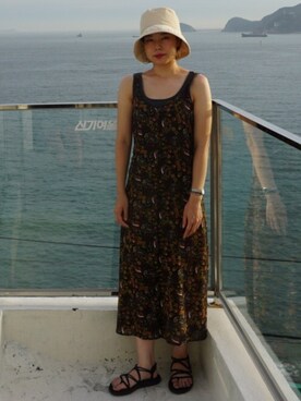 「AIN（エイン）のアイテム」を使った、Sさん（レディース・162cm）の春コーディネート