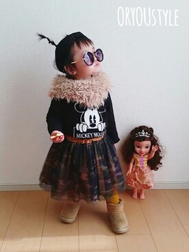ORYOUさん（キッズ・70cm）の冬コーディネート
