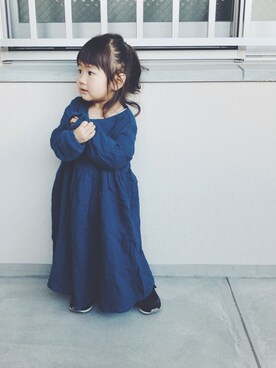 uniさん（キッズ・80cm）の冬コーディネート