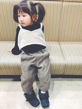uniさん（キッズ・80cm）の冬コーディネート