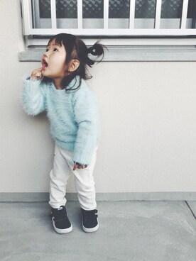 uniさん（キッズ・80cm）の冬コーディネート