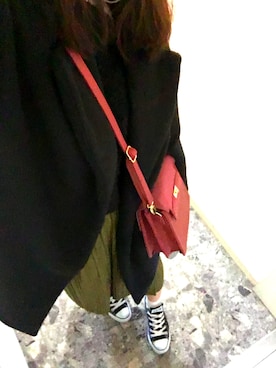 「CHAPTER WORLD select （チャプターワールドセレクト）のアイテム」を使った、ぴんちゃんさん（レディース・153cm）の冬コーディネート