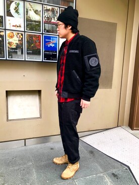Ruminaさん（メンズ・183cm）の秋コーディネート