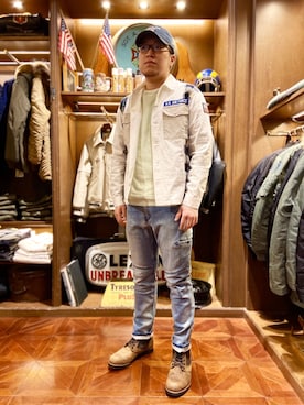 Ruminaさん（メンズ・183cm）の冬コーディネート