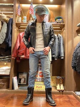 Ruminaさん（メンズ・183cm）の春コーディネート