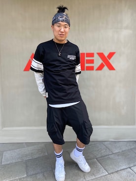 Ruminaさん（メンズ・183cm）の春コーディネート